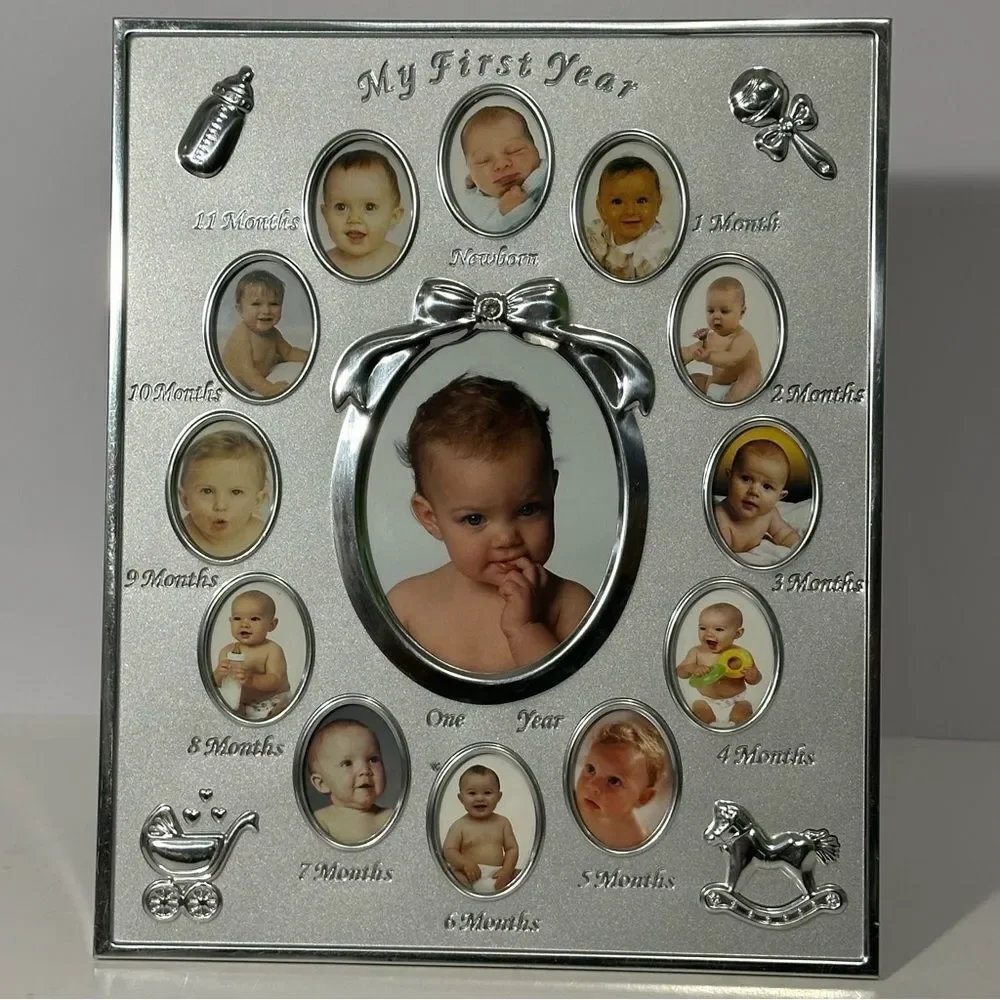 My First Year Baby Photo Frame
